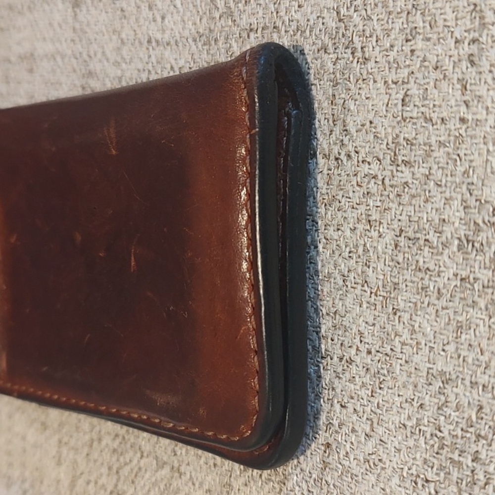 Dark Brown Everyday Bifold Wallet - Clayton and Crume Used Initials On Front* - Picture 3 of 8